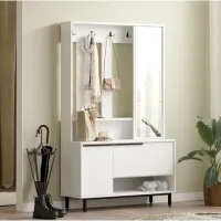 Dulap pentru antreu Trendy Sala Stand ON11 PAL melaminat / White photo 3