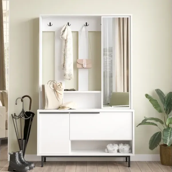 Dulap pentru antreu Trendy Sala Stand ON11 PAL melaminat / White photo 5