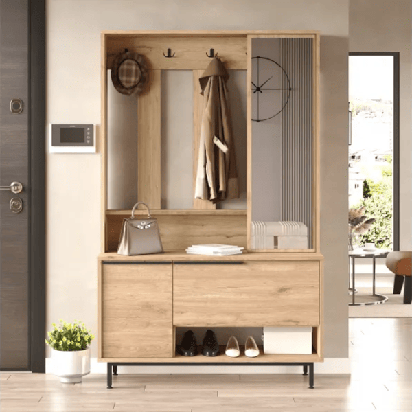 Шкаф для прихожей Trendy Sala Stand ON11 ДСП меламин / Орех photo 4