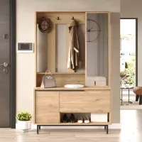 Dulap pentru antreu Trendy Sala Stand ON11 PAL melaminat / Nuc photo 4