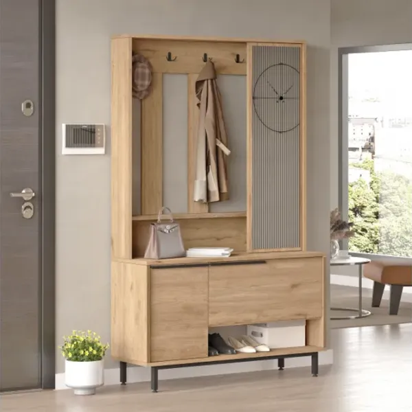 Шкаф для прихожей Trendy Sala Stand ON11 ДСП меламин / Орех photo 5