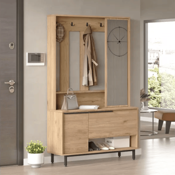 Шкаф для прихожей Trendy Sala Stand ON11 ДСП меламин / Орех photo 5