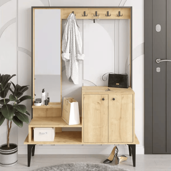 Dulap pentru antreu Trendy Sala Stand Andy PAL melaminat / Oak photo 2