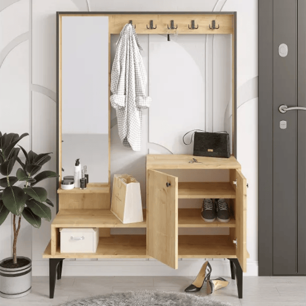Dulap pentru antreu Trendy Sala Stand Andy PAL melaminat / Oak photo 3
