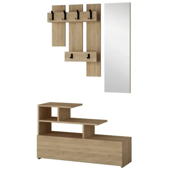 Dulap pentru antreu Trendy Sala Stand Vesty PAL melaminat / Oak photo 1