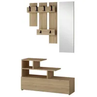 Dulap pentru antreu Trendy Sala Stand Vesty PAL melaminat / Oak