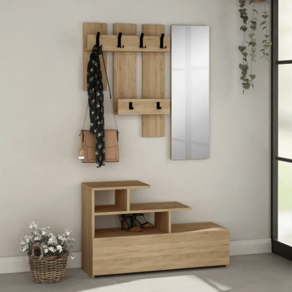 Dulap pentru antreu Trendy Sala Stand Vesty PAL melaminat / Oak photo 2