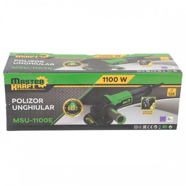 Polizor Master Kraft MSU-1100 Unghiular / 1100 W / Green photo 4