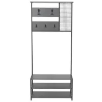 Dulap pentru antreu Trendy Sala Stand Nomad Portmanto PAL melaminat / Antracit