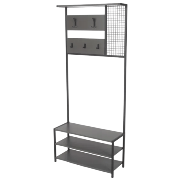 Dulap pentru antreu Trendy Sala Stand Nomad Portmanto PAL melaminat / Antracit photo 3