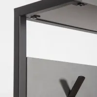 Dulap pentru antreu Trendy Sala Stand Nomad Portmanto PAL melaminat / Antracit photo 4