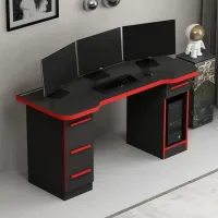 Masă gaming Trendy Phoenix 5 PAL / Black Red photo 5
