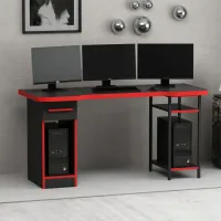 Masă gaming Trendy Phoenix 6 PAL / Black Red photo 2