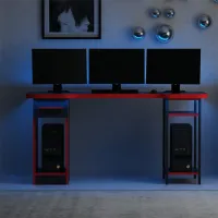 Masă gaming Trendy Phoenix 6 PAL / Black Red photo 3