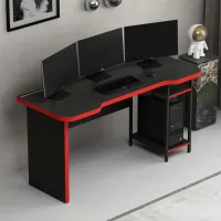 Компьютерный стол Trendy Phoenix 8 ДСП / Чёрный Красный photo 4