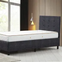Кровать Trendy Set Hira 90 x 190 см / ДСП меламин / Антрацит photo 3