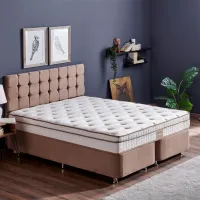 Кровать Trendy Helen 160 x 200 см / Сталь / Светло-коричневый