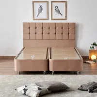 Pat Trendy Helen 160 x 200 cm / Oțel / Light Brown photo 3