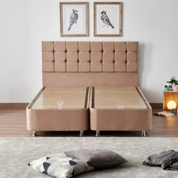 Pat Trendy Helen 180 x 200 cm / Oțel / Light Brown photo 3