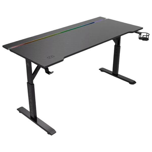 Masă gaming Proove Gaming Glitch Fibră de carbon / Black photo 1