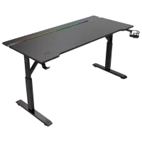 Masă gaming Proove Gaming Glitch Fibră de carbon / Black