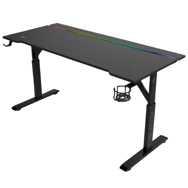 Masă gaming Proove Gaming Glitch Fibră de carbon / Black photo 3