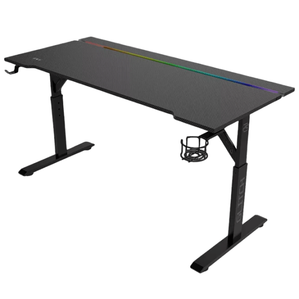 Masă gaming Proove Gaming Glitch Fibră de carbon / Black photo 3