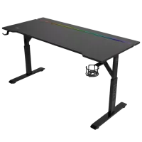 Masă gaming Proove Gaming Glitch Fibră de carbon / Black photo 3