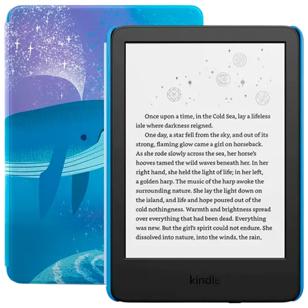 Carte electronică Amazon Kindle Kids 11th Gen 2024 6" / E-Ink / 16 GB / Space Whale photo 1