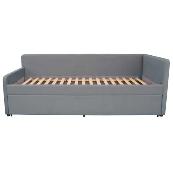 Pat pentru copii Fabrik Home Leo 90 Right 90 x 200 cm / Masiv / Gray photo 1