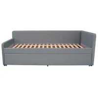 Pat pentru copii Fabrik Home Leo 90 Right 90 x 200 cm / Masiv / Gray
