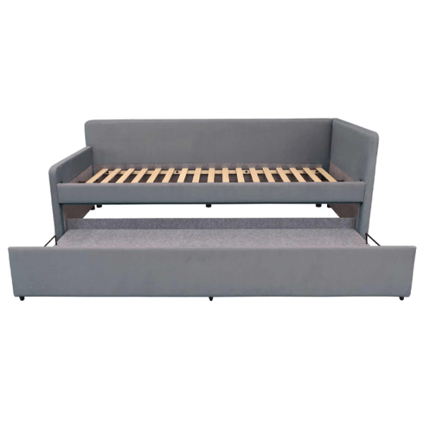 Pat pentru copii Fabrik Home Leo 90 Right 90 x 200 cm / Masiv / Gray photo 3