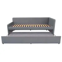 Детская кровать Fabrik Home Leo 90 Right 90 x 200 см / Массив / Серый photo 3