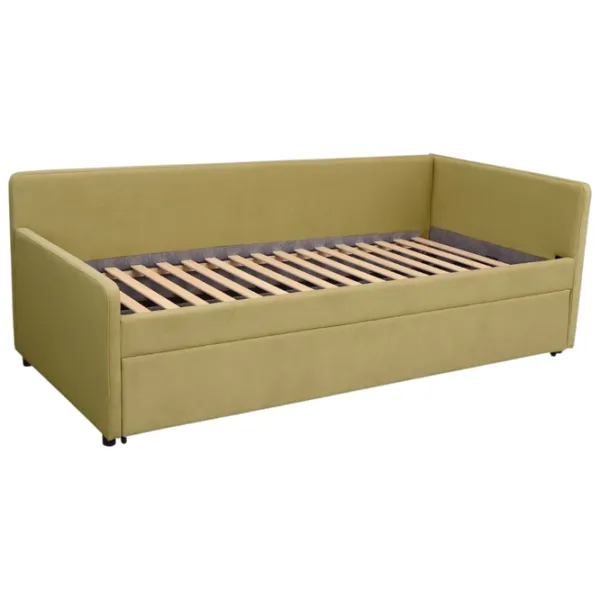 Pat pentru copii Fabrik Home Leo 90 Right 90 x 200 cm / Masiv / Olive photo 2