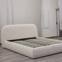 Кровать Fabrik Home LUMINA 1600 160 x 200 см / Фанера / Бежевый photo 3
