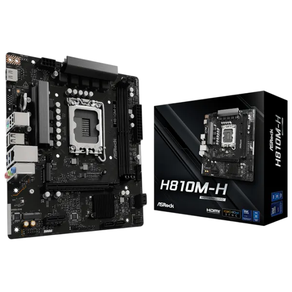 Placă de bază ASRock H810M-H mATX / Intel H810M-H photo 4