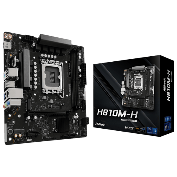 Placă de bază ASRock H810M-H mATX / Intel H810M-H photo 4