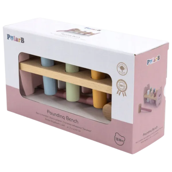 Joc educativ VIGA PolarB Fox 44208 0+ / Pink photo 3