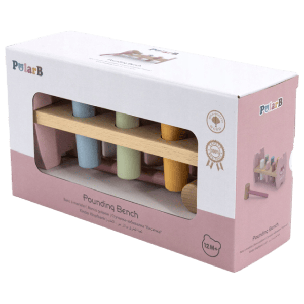 Joc educativ VIGA PolarB Fox 44208 0+ / Pink photo 3
