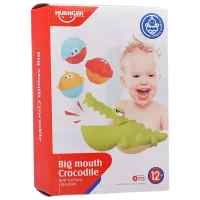 Jucării de baie Moni Big mouth Crocodile de la 6 luni photo 4