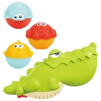 Jucării de baie Moni Big mouth Crocodile de la 6 luni photo 5