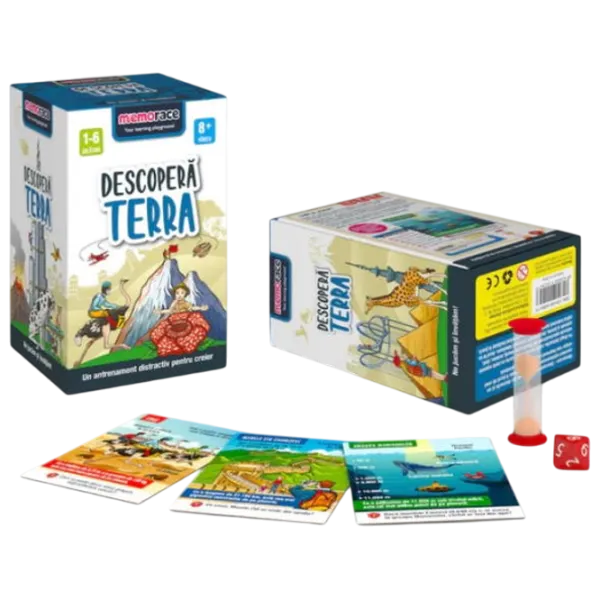 Joc de masă Memorace Discover Terra 8+/ Strategie photo 3