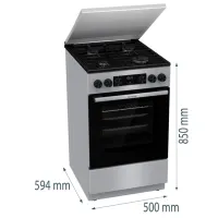 Плита Gorenje GK5C64SH Комбинированная/ Нержавеющая сталь/ Черный photo 14
