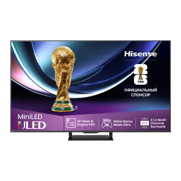 Televizor Hisense 55U7Q Pro 55" / MiniLED / 4K / Smart TV / Black photo 1