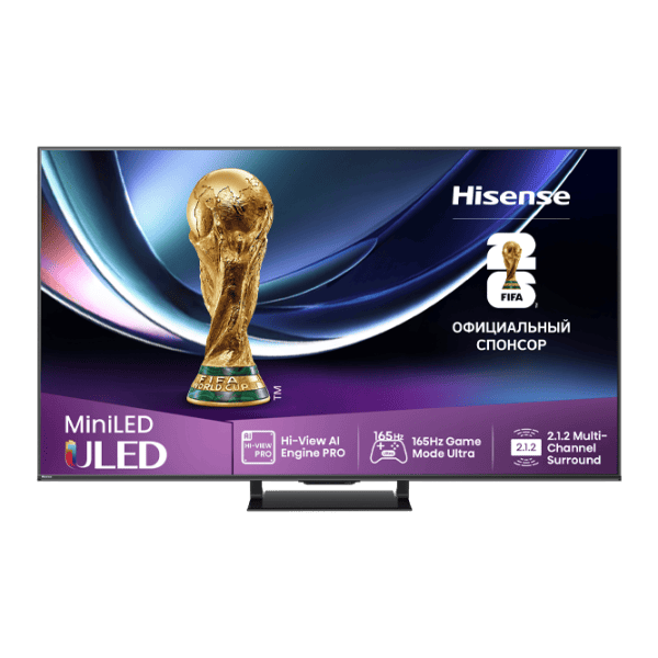 Televizor Hisense 55U7Q Pro 55" / MiniLED / 4K / Smart TV / Black photo 1