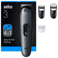 Trimmer facial Braun AIO3500 Silver photo 3