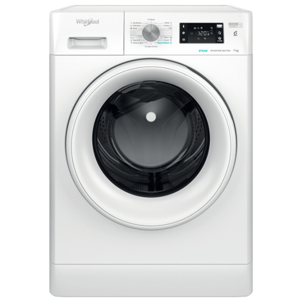 Mașină de spălat Whirlpool FFB 7469 WV EE 7 kg / 1400 rpm / White photo 3