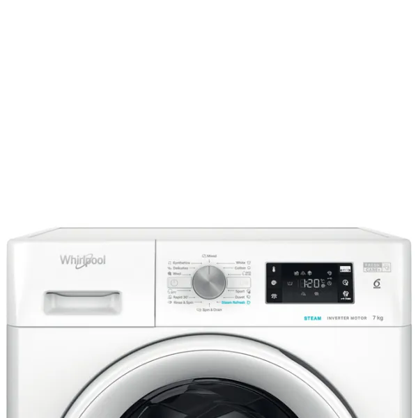Mașină de spălat Whirlpool FFB 7469 WV EE 7 kg / 1400 rpm / White photo 4