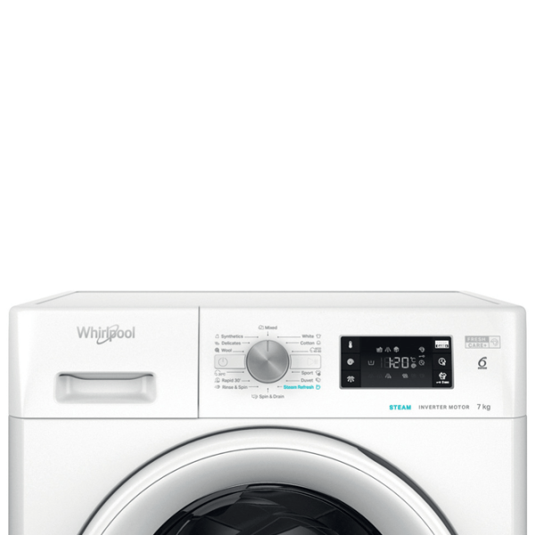 Mașină de spălat Whirlpool FFB 7469 WV EE 7 kg / 1400 rpm / White photo 4