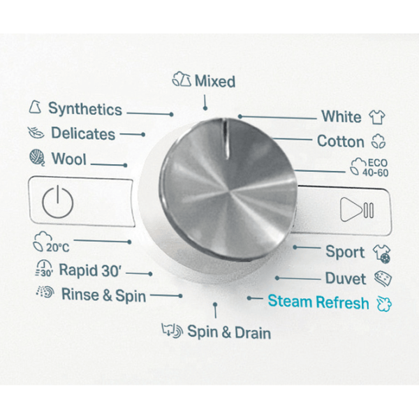 Mașină de spălat Whirlpool FFB 7469 WV EE 7 kg / 1400 rpm / White photo 5